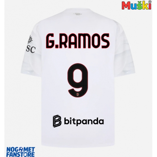 AC Milan Goncalo Ramos #9 Gostujuci Dres 2026-27 Kratak Rukav